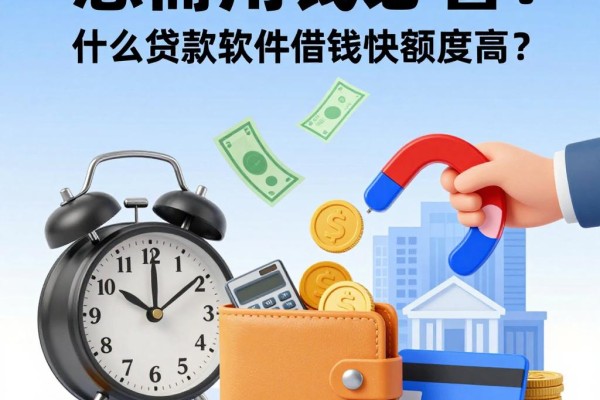 急需用钱必看!什么贷款软件借钱快额度高?这5个秒批口子无视查询、流程简单