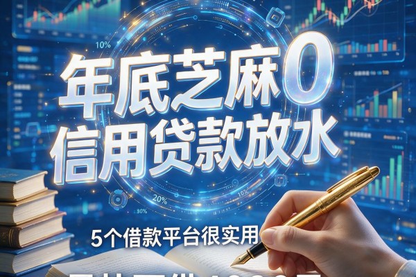 年底芝麻信用贷款放水,这5个借款平台很实用,最快可借4000元