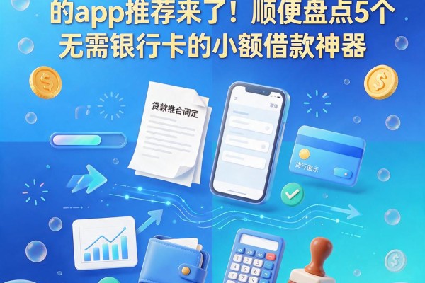 2026年百分百借钱成功的app推荐来了！顺便盘点5个无需银行卡的小额借款神器