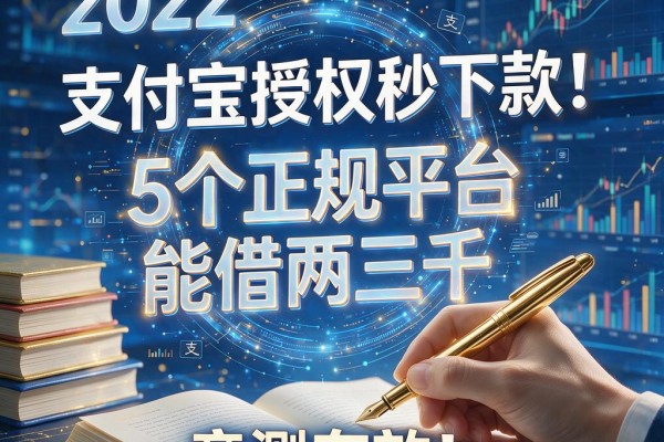 支付宝授权秒下款!这5个正规平台能借两三千,亲测有效!
