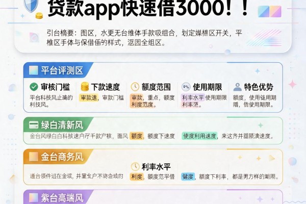 无视黑白户,这5个手机贷款App快速借3000!
