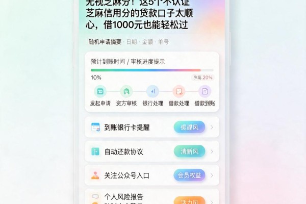 无视芝麻分!这5个不认证芝麻信用分的贷款口子太顺心,借1000元也能轻松过