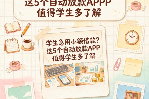 学生急用小额借款?这5个自动放款APP值得学生多了解