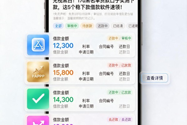 无视黑白!17u黑名单贷款口子实测下款,这5个稳下款借款软件速领!