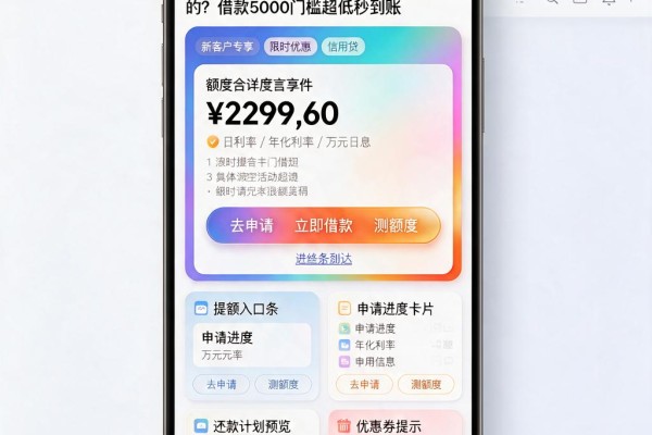 本月实测！无门槛小贷软件哪个好一点的？借款5000门槛超低秒到账