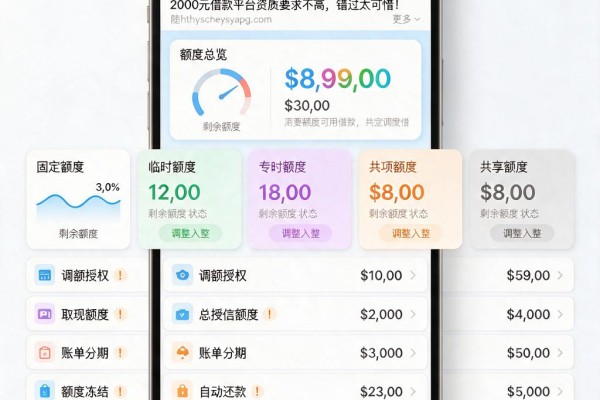 借钱容易下款的手机软件有哪些？2026这五款2000元借款平台资质要求不高，错过太可惜！