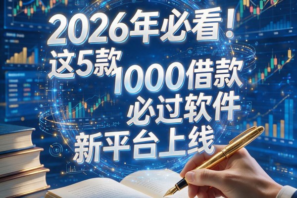 2026年必看!这5款1000借款必过软件新平台上线,应急缺钱千万别错过