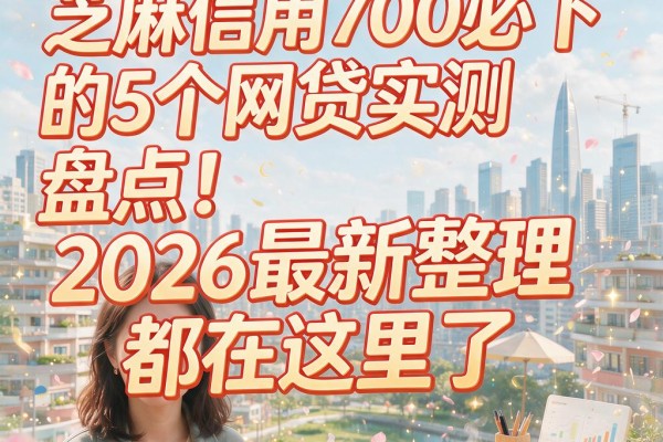 芝麻信用700必下的5个网贷实测盘点!2026最新整理都在这里了