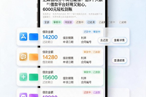芝麻信用分不高也能借？这5个大额借款平台好用又贴心，6000元轻松到账