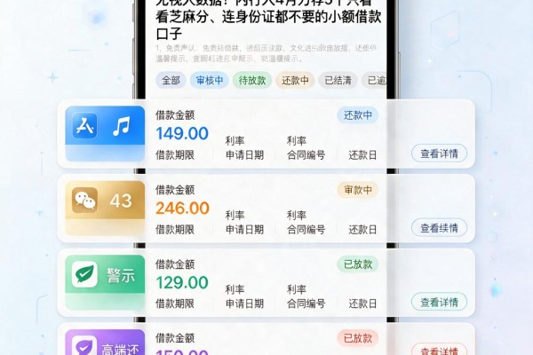 无视大数据！内行人4月力荐5个只看芝麻分、连身份证都不要的小额借款口子