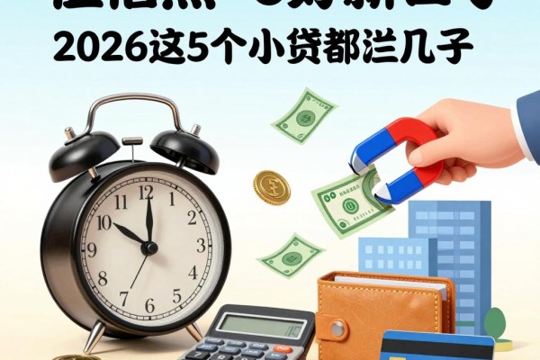 征信黑、不好、烂?2026这5个6月新口子,下款快的小贷都在这儿了