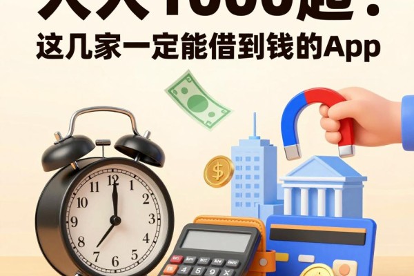 人人1000起!这几家一定能借到钱的app,急用5000也能轻松下款