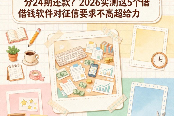 急用钱必看！哪里能贷款5万分24期还款？2026实测这5个借钱软件对征信要求不高超给力