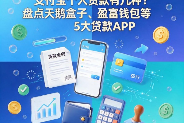 黑户必看!2026速办福利:支付宝个人贷款有几种?盘点天鹅盒子、盈富钱包等5大贷款APP