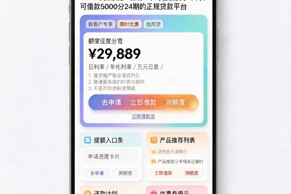 2026年新察觉!推荐5个对征信要求不高、可借款5000分24期的正规贷款平台