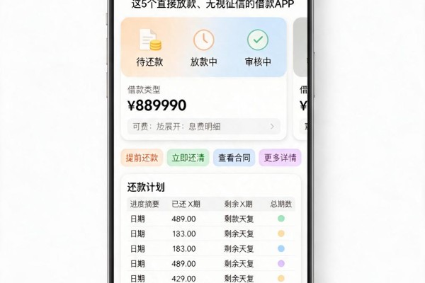 2026贷款必过的平台盘点!急用钱就选这5个直接放款、无视征信的借款APP