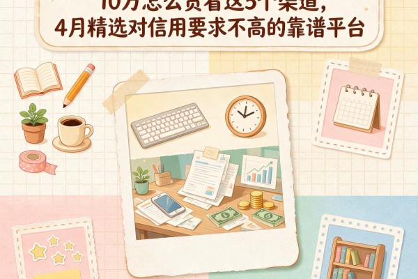 手头紧急需10万?个人信用贷款10万怎么贷看这5个渠道,4月精选对信用要求不高的靠谱平台