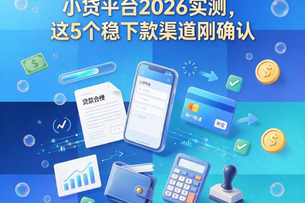 黑户必看!500元秒到的小贷平台2026实测,这5个稳下款渠道刚确认
