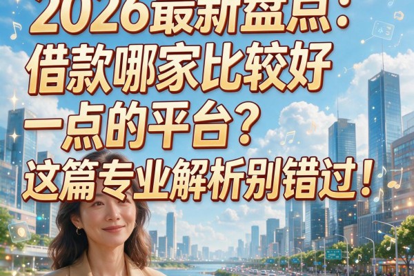 2026最新盘点：借款哪家比较好一点的平台？这篇专业解析别错过！
