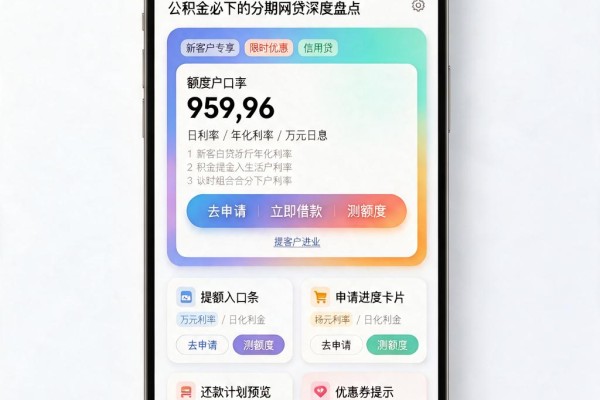 微信2000借款平台有哪些?2026内部审批方案揭秘:5个有公积金必下的分期网贷深度盘点