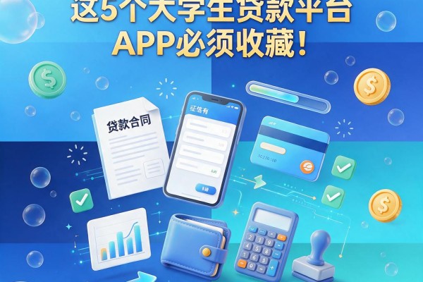 征信有逾期也能下款？这5个大学生贷款平台APP必须收藏！