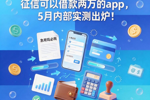 急用钱必看!这5个不看征信可以借款两万的app,5月内部实测出炉