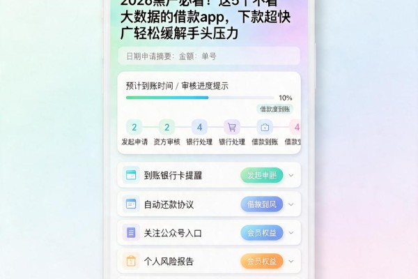 2026黑户必看！这5个不看大数据的借款app，下款超快轻松缓解手头压力