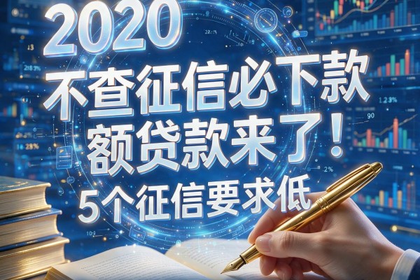 不查征信必下款的大额贷款来了!5个征信要求低、3000元秒下款平台速看