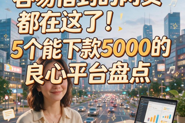 容易借到的网贷都在这了!5个能下款5000的良心平台盘点