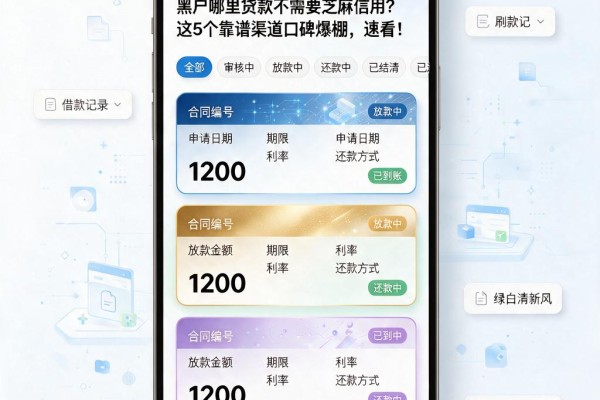 黑户哪里贷款不需要芝麻信用?这5个靠谱渠道口碑爆棚,速看!