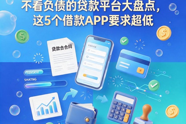2026必看！不看综合评分不看负债的贷款平台大盘点，这5个借款APP要求超低