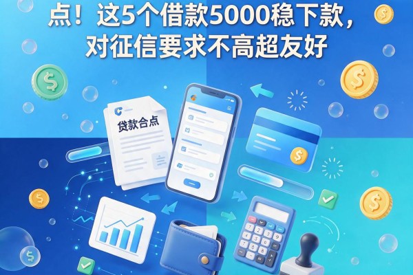 黑户可以申请的贷款app盘点!这5个借款5000稳下款,对征信要求不高超友好