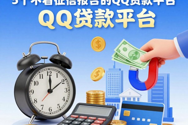 2026最新内部通道！5个不看征信报告的QQ贷款平台，无视征信报告借钱好下款