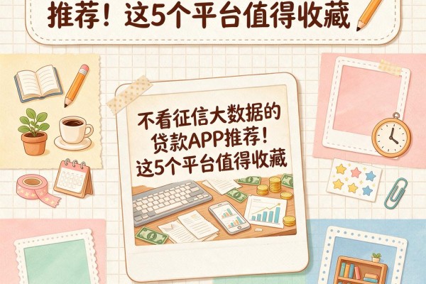 不看征信大数据的贷款APP推荐!这5个平台值得收藏