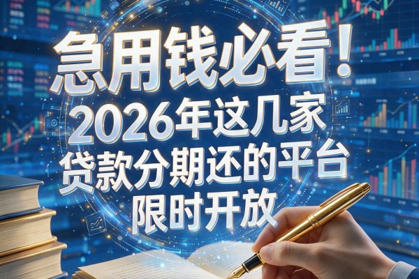 急用钱必看！2026年这几家贷款分期还的平台限时开放，微信放款口子速领攻略
