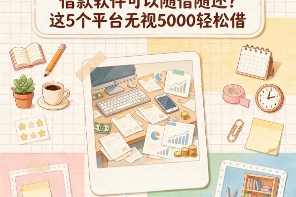 2026独家揭秘!哪些借款软件可以随借随还?这5个平台无视5000轻松借