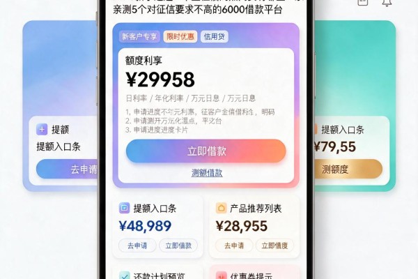 2026新手速通:不查征信的黑网贷有哪些?亲测5个对征信要求不高的6000借款平台