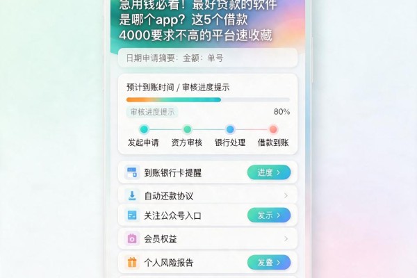急用钱必看!最好贷款的软件是哪个app?这5个借款4000要求不高的平台速收藏