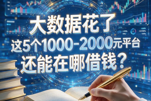大数据花了还能在哪借钱？这5个1000-2000元平台2026年抓紧冲