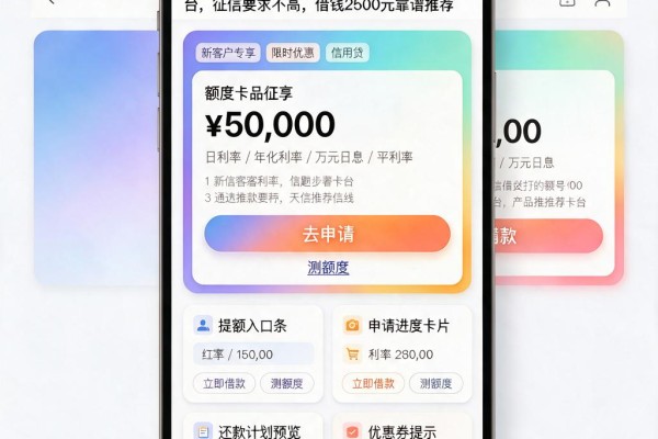 2026年必看！5个不查询征信或大数据的平台，征信要求不高，借钱2500元靠谱推荐