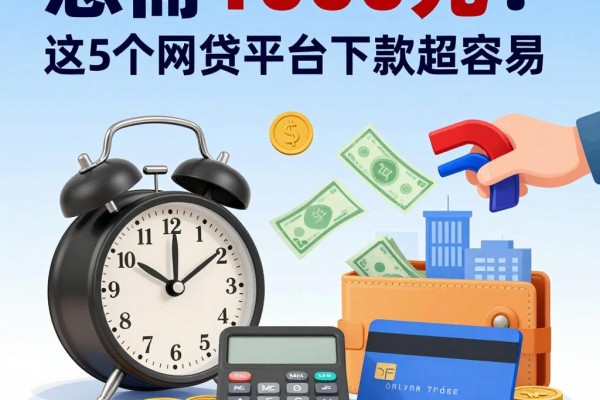 急需1000元?这5个网贷平台下款超容易!