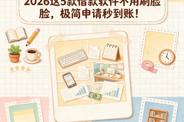 征信有逾期也能下款？2026这5款借款软件不用刷脸，极简申请秒到账！