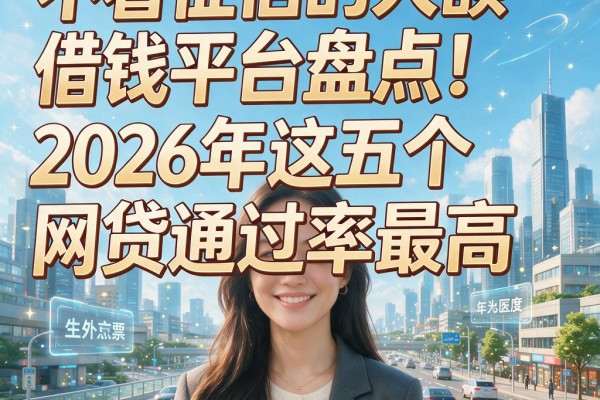 不看征信的大额借钱平台盘点!2026年这五个网贷通过率最高