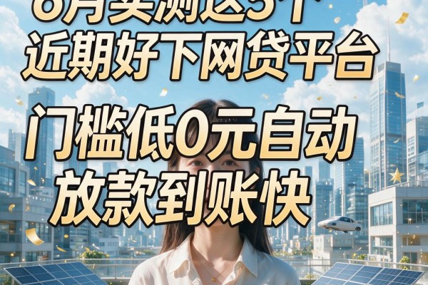 6月实测这5个近期好下网贷平台门槛低0元自动放款到账快