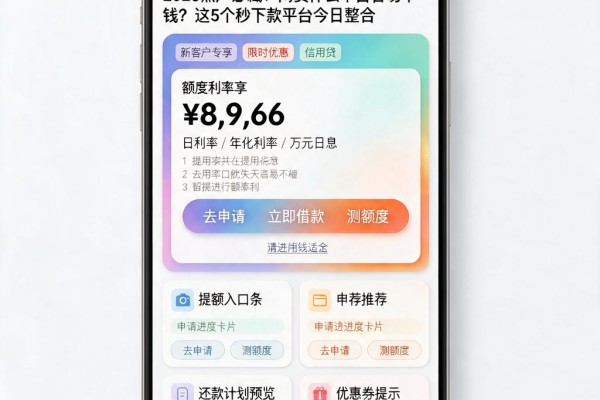 2026黑户必藏!网贷什么平台容易下钱?这5个秒下款平台今日整合