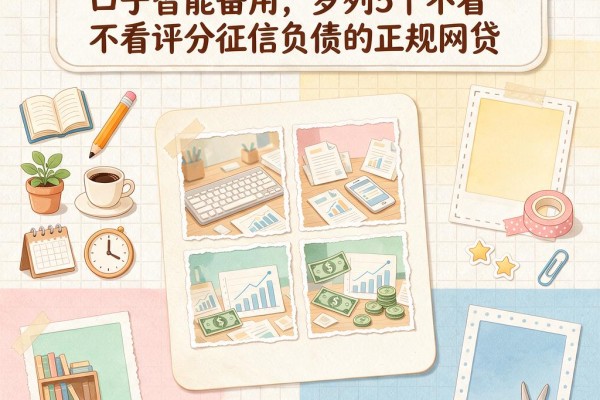 2026速存!APP小额贷款新口子智能备用,罗列5个不看评分征信负债的正规网贷