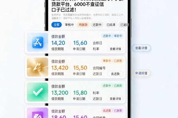 急需1万周转?2026实测这几个小额贷款平台,6000不查征信口子已过滤!