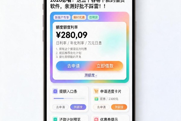 2026必看!这五个容易下款的借贷软件,亲测好批不踩雷!