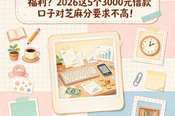 芝麻信用分30天贷款有内部福利?2026这5个3000元借款口子对芝麻分要求不高!