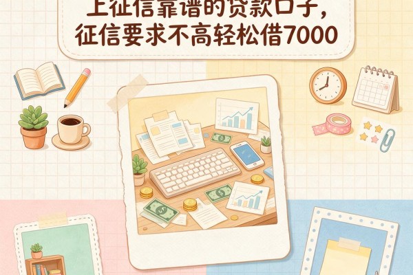 2026年必看!盘点5个上征信靠谱的贷款口子,征信要求不高轻松借7000